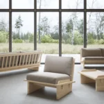 Natural wood chair - Wilson