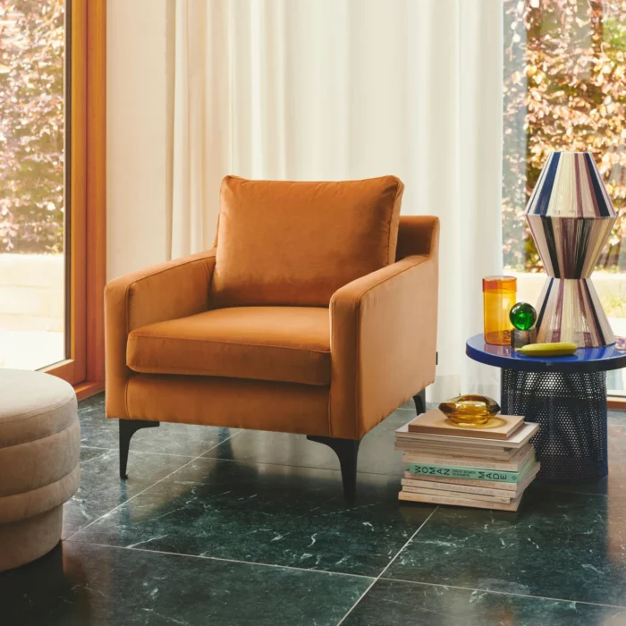 Willy Natural wood Armchair - Image 1