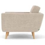 Natural wood upholstered chair - VERA - Image 3