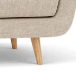 Natural wood upholstered chair - VERA - Image 4
