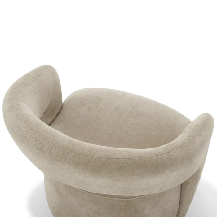 Patchwork Arm chair Natural wood - Image 3