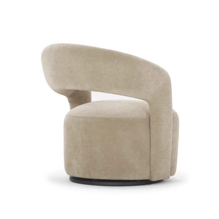 Patchwork Arm chair Natural wood - Image 6