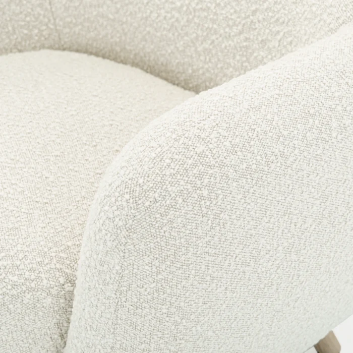 Fluffy Natural wood Armchair - Image 3
