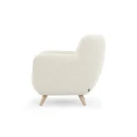 Fluffy Natural wood Armchair - Image 6