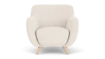 Fluffy Natural wood Armchair - Image 7