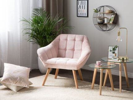 Ferry Natural wood Armchair