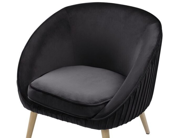 Divano Upholstered Natural wood chair - Image 5