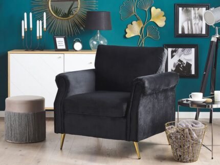 Vietas Armchair Natural wood and Upholstered