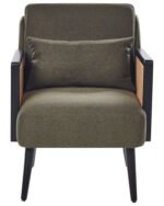 Fabric-Armchair with armrests and armrest - Image 3