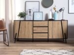 Aldera Buffet with drawers and shelves in a modern design