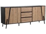 Aldera Buffet with drawers and shelves in a modern design - Image 3