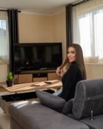 Ekosta -Modern TV unit with cabinet, drawer and storage unit - Image 3