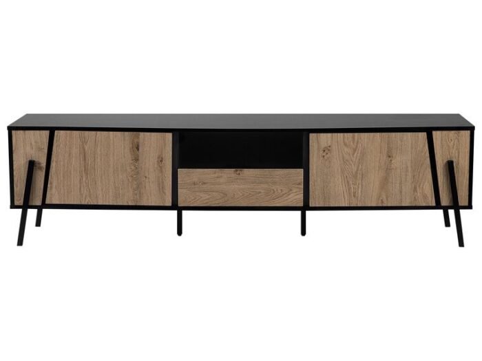 Ekosta -Modern TV unit with cabinet, drawer and storage unit - Image 6