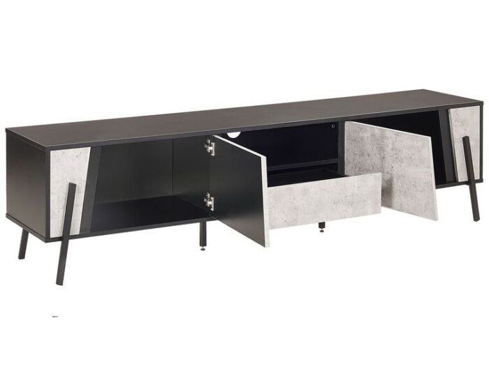 Ekosta -Modern TV unit with cabinet, drawer and storage unit - Image 12