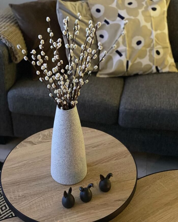 Alice Natural wood with Metal Coffee tables - Set of 3 - Image 3