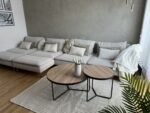 Alice Natural wood with Metal Coffee tables - Set of 3 - Image 5