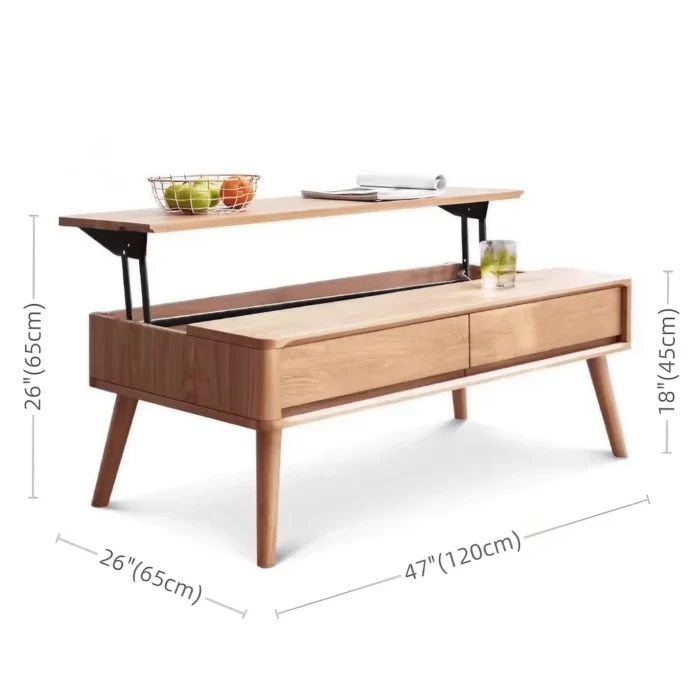 Malibu Natural wood Coffee table - Image 6