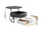 Valiro Natural wood Coffee table - Image 8