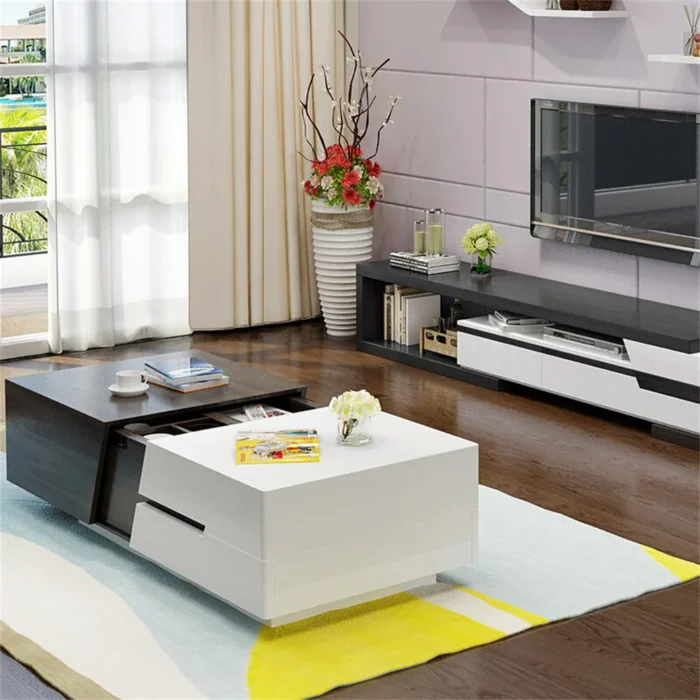 Moka Natural wood Coffee table - Image 3