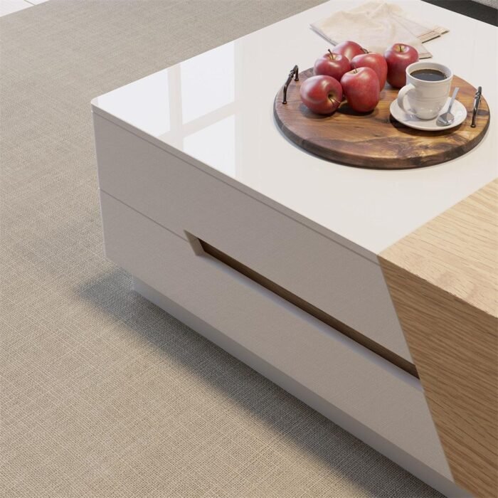 Moka Natural wood Coffee table - Image 6