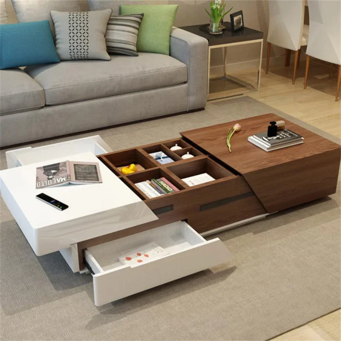 Moka Natural wood Coffee table - Image 8