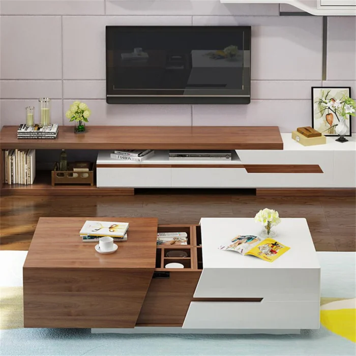 Moka Natural wood Coffee table - Image 11