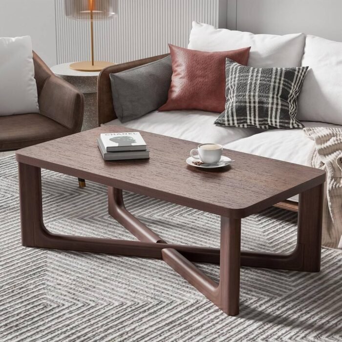 Kenviie Coffee table Natural wood - Image 4