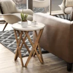 Cozayh Natural wood Side table