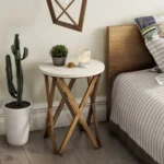 Cozayh Natural wood Side table - Image 2