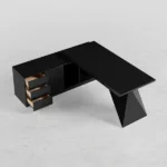 Granzi Modern Black Desk - Image 3