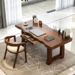 Carles Desk - Natural wood - Image 4