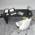 Cramphe Modern Desk with drawers - Image 4