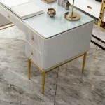 Bline Modern Desk with Drawers - Image 7