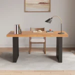 Wendego Desk Natural wood - Image 4