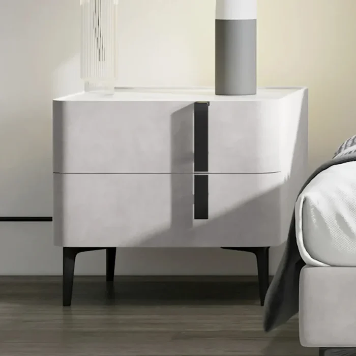 Ferezi Modern Nightstand - 2 drawers - Image 1