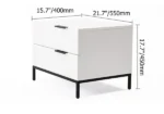 Gravi Nightstand With 2 drawers - Image 7