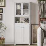 Simba Natural wood Bathroom Cabinet - Image 3