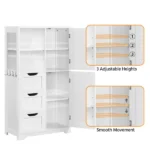 Sila Natural wood Bathroom cabinet - Image 3