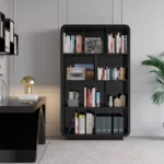 Picanto Bookcase with 4 Shelves - Natural Wood - Image 7
