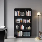 Picanto Bookcase with 4 Shelves - Natural Wood - Image 9