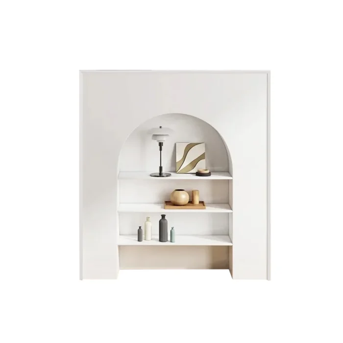 Laserra Bookcase with 3 Shelves - Natural Wood - Image 3