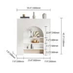 Laserra Bookcase with 3 Shelves - Natural Wood - Image 4