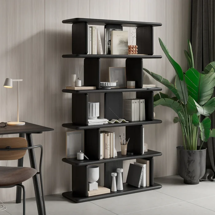 Tako multi-use bookcase - natural wood - Image 3