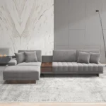 Armia L-Shaped Sectional Natural wood - Image 18