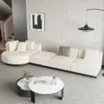 Sandro L-Shaped Sectional Natural wood - Image 2