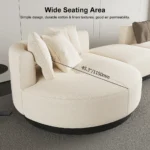 Sandro L-Shaped Sectional Natural wood - Image 7