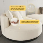 Sandro L-Shaped Sectional Natural wood - Image 9