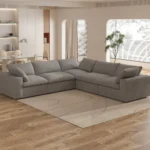 Delansy L-Shaped Sectional Natural wood - Image 11