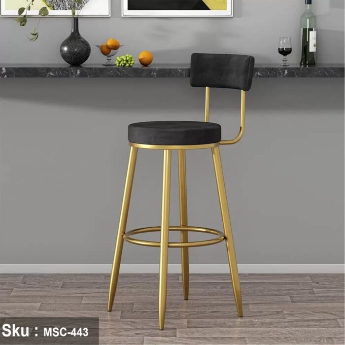 Plush Fabric Bar Stool - MSC-443 - 50cmX103cm - Image 1