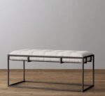 Rabuno banquette, black electrostatic paint